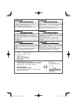 Предварительный просмотр 179 страницы HIKOKI C 8FSHG Handling Instructions Manual