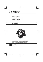 HIKOKI C 9SA3 Handling Instructions Manual preview