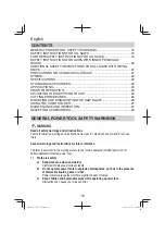 Предварительный просмотр 16 страницы HIKOKI C 9U3 Handling Instructions Manual