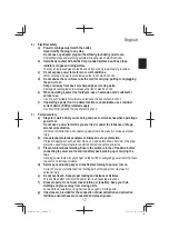 Предварительный просмотр 17 страницы HIKOKI C 9U3 Handling Instructions Manual