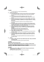 Предварительный просмотр 18 страницы HIKOKI C 9U3 Handling Instructions Manual