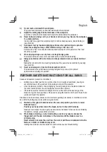 Предварительный просмотр 19 страницы HIKOKI C 9U3 Handling Instructions Manual