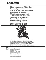 HIKOKI C10FSB User Manual предпросмотр