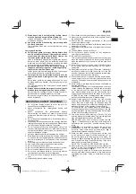 Предварительный просмотр 15 страницы HIKOKI C3605DYA Handling Instructions Manual