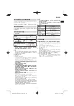 Предварительный просмотр 19 страницы HIKOKI C3605DYA Handling Instructions Manual