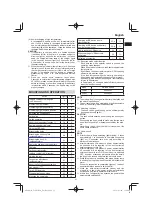 Предварительный просмотр 21 страницы HIKOKI C3605DYA Handling Instructions Manual