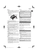 Предварительный просмотр 23 страницы HIKOKI C3605DYA Handling Instructions Manual