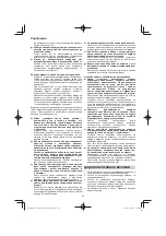 Предварительный просмотр 28 страницы HIKOKI C3605DYA Handling Instructions Manual