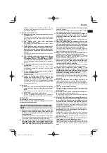 Preview for 3 page of HIKOKI C3607DRA Handling Instructions Manual