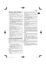 Preview for 5 page of HIKOKI C3607DRA Handling Instructions Manual