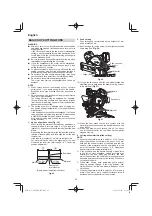 Preview for 22 page of HIKOKI C3607DRA Handling Instructions Manual