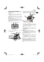 Preview for 25 page of HIKOKI C3607DRA Handling Instructions Manual