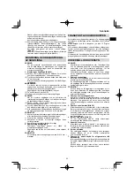 Preview for 23 page of HIKOKI C8FSHE Handling Instructions Manual