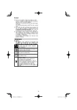 Preview for 28 page of HIKOKI C8FSHE Handling Instructions Manual