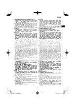 Preview for 41 page of HIKOKI C8FSHE Handling Instructions Manual