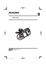 HIKOKI CB 3612DA Handling Instructions Manual preview