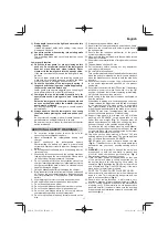 Preview for 11 page of HIKOKI CD 3605DA Handling Instructions Manual