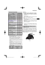 Preview for 75 page of HIKOKI CD 3605DA Handling Instructions Manual