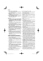 Preview for 136 page of HIKOKI CD 3605DA Handling Instructions Manual