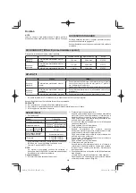 Preview for 236 page of HIKOKI CD 3605DA Handling Instructions Manual