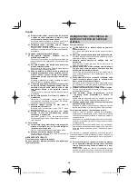 Preview for 288 page of HIKOKI CD 3605DA Handling Instructions Manual