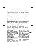 Preview for 289 page of HIKOKI CD 3605DA Handling Instructions Manual