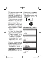 Preview for 5 page of HIKOKI CF 18DSAL Handling Instructions Manual