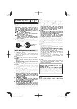 Preview for 7 page of HIKOKI CF 18DSAL Handling Instructions Manual