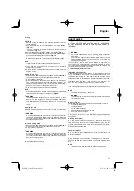 Preview for 11 page of HIKOKI CG 24EBD(SL) Handling Instructions Manual