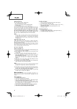 Preview for 12 page of HIKOKI CG 24EBD(SL) Handling Instructions Manual