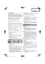 Preview for 41 page of HIKOKI CG 24EBD(SL) Handling Instructions Manual