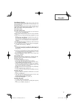 Preview for 43 page of HIKOKI CG 24EBD(SL) Handling Instructions Manual