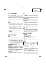 Preview for 43 page of HIKOKI CG24EBSP Handling Instructions Manual