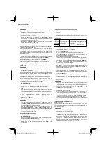 Preview for 54 page of HIKOKI CG24EBSP Handling Instructions Manual