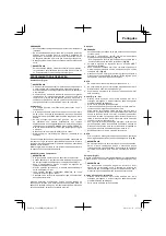 Preview for 77 page of HIKOKI CG24EBSP Handling Instructions Manual