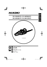 HIKOKI CH 24EA(50ST) Handling Instructions Manual preview