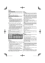 Preview for 8 page of HIKOKI CH 24EA(50ST) Handling Instructions Manual