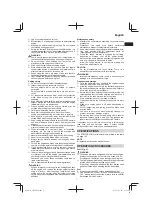 Preview for 7 page of HIKOKI CH 24EAP Handling Instructions Manual