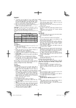 Preview for 8 page of HIKOKI CH 24EAP Handling Instructions Manual