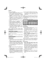 Preview for 34 page of HIKOKI CH 24EAP Handling Instructions Manual