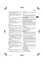 Preview for 35 page of HIKOKI CH 24EAP Handling Instructions Manual