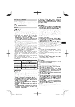 Preview for 85 page of HIKOKI CH 24EAP Handling Instructions Manual