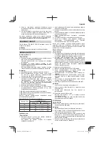 Preview for 93 page of HIKOKI CH 24EAP Handling Instructions Manual