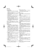 Preview for 102 page of HIKOKI CH 24EAP Handling Instructions Manual