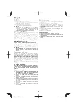 Preview for 104 page of HIKOKI CH 24EAP Handling Instructions Manual