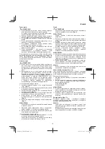 Preview for 111 page of HIKOKI CH 24EAP Handling Instructions Manual