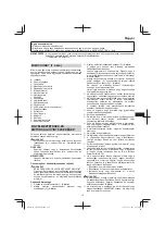 Preview for 117 page of HIKOKI CH 24EAP Handling Instructions Manual