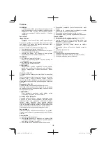 Preview for 130 page of HIKOKI CH 24EAP Handling Instructions Manual