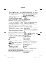 Preview for 137 page of HIKOKI CH 24EAP Handling Instructions Manual