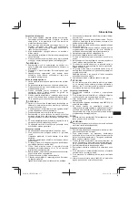 Preview for 151 page of HIKOKI CH 24EAP Handling Instructions Manual